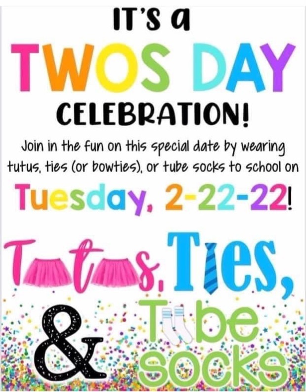 Help us celebrate “Two’s Day” 2/22/22 in a special way 